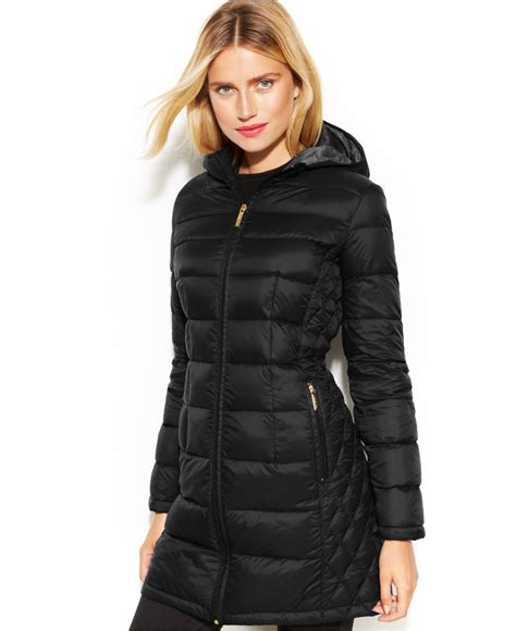 long puffer coat michael kors|Michael Kors packable down fill.